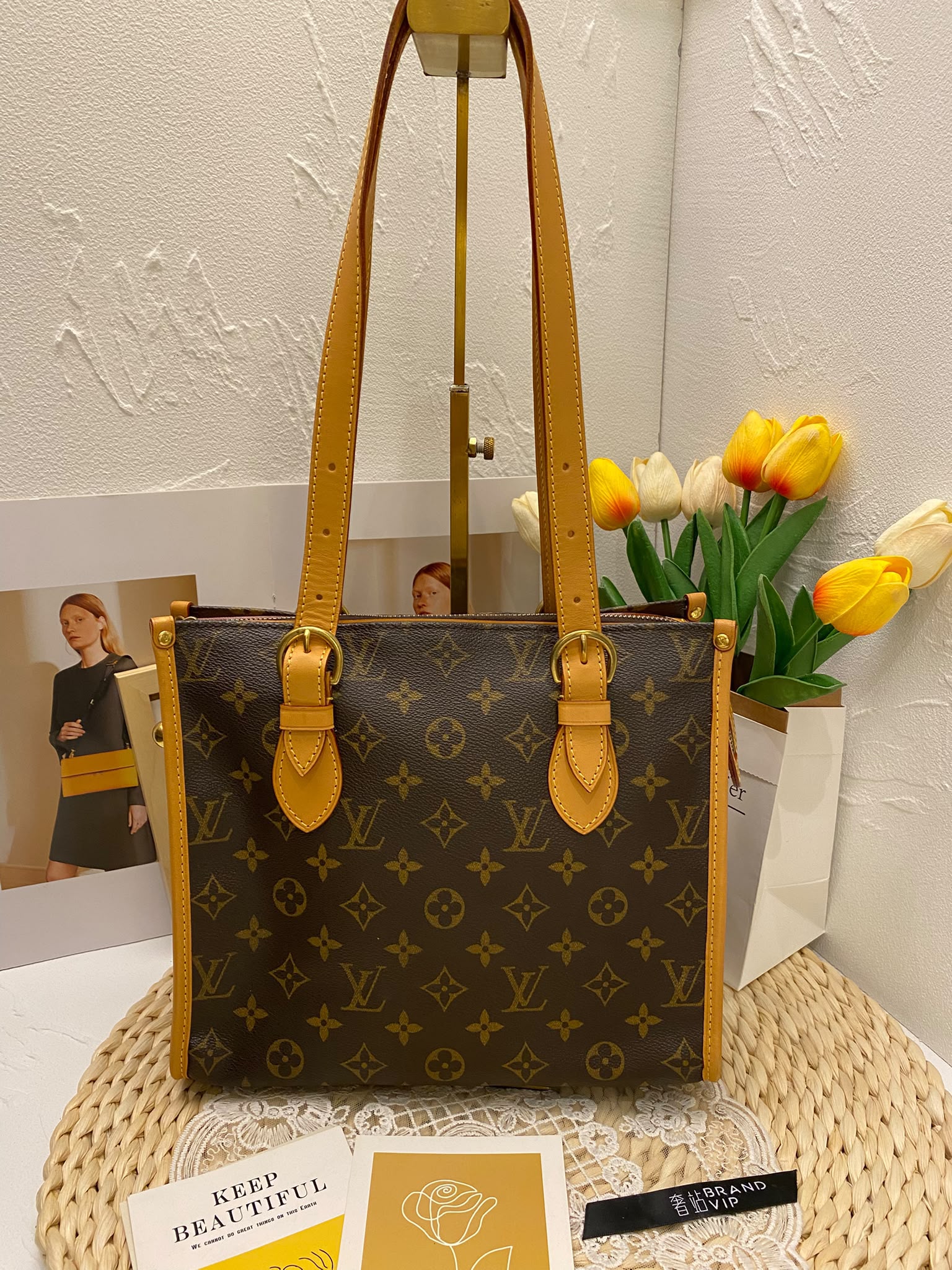 LV Monogram Popincourt Haut Bag （金球）