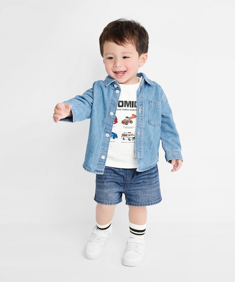 💚預訂 台灣直送💚Tomica兩色車車印花純棉短袖T恤