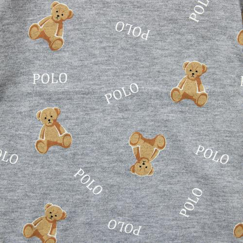 🇯🇵預訂 日本直送🇯🇵Polo Baby標誌小熊滿印灰色短袖T恤
