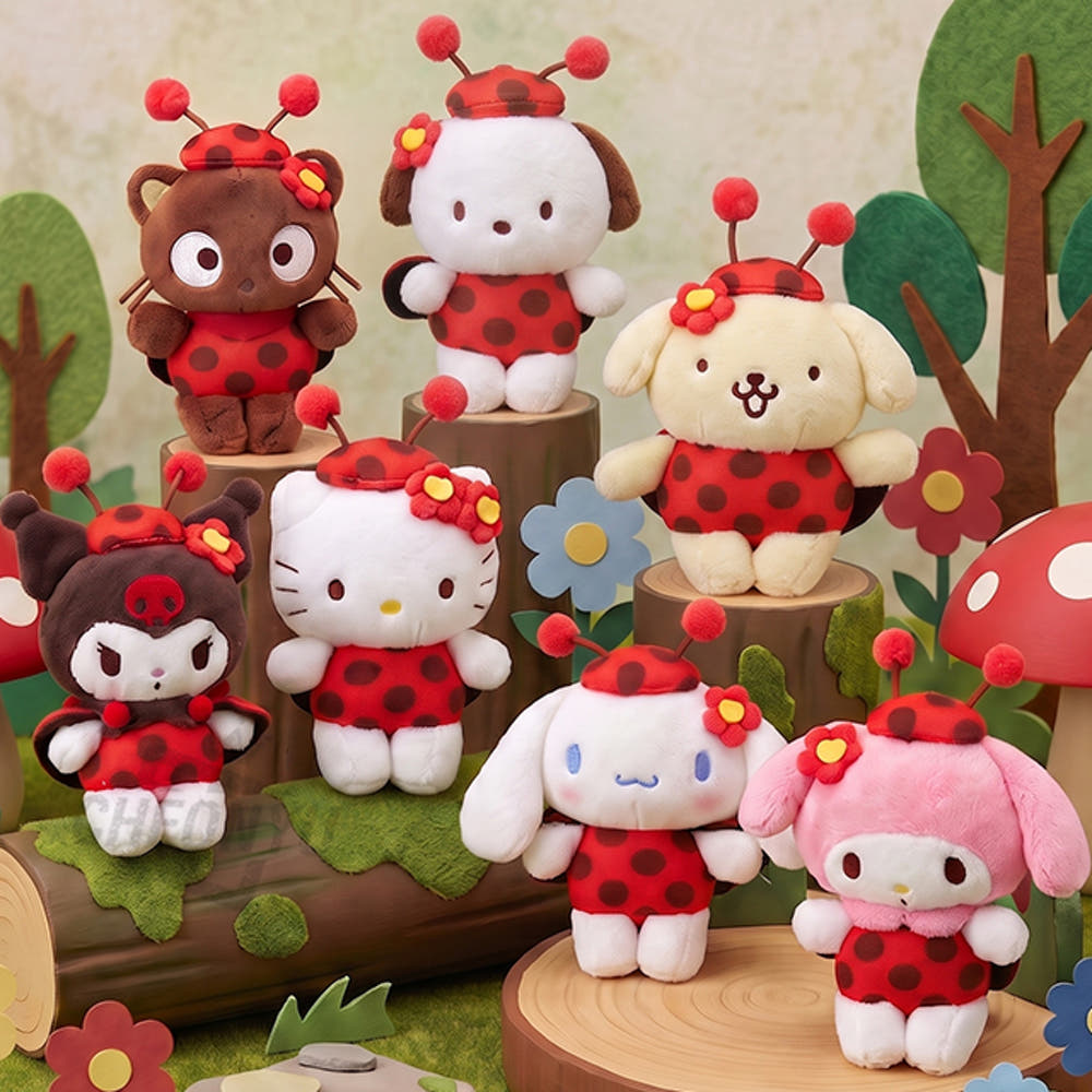 Sanrio 甲蟲Keyring公仔