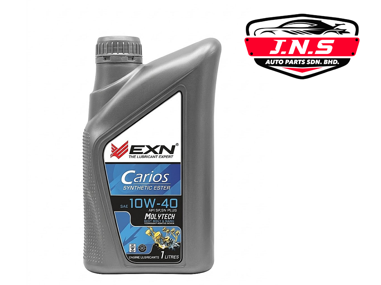 EXN Carios Synthetic Ester SAE 10W-40 API SP, SN Plus Molytech Engine Oil 1L