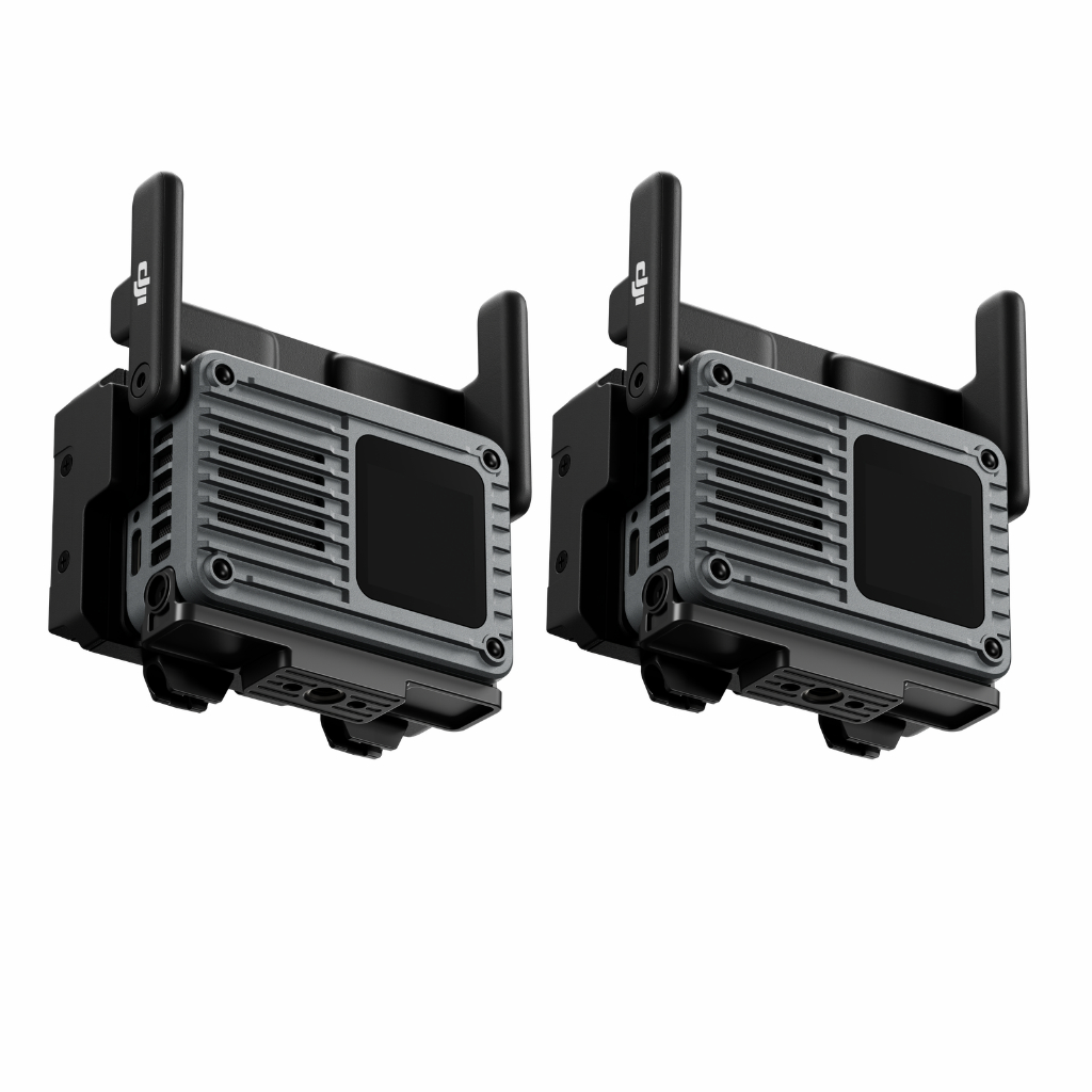 DJI SDR 影像傳輸 2 套裝｜4K/60fps 10-bit HDR・35ms 低延遲・4 公里無線圖傳・一發八控專業影像系統｜香港行貨