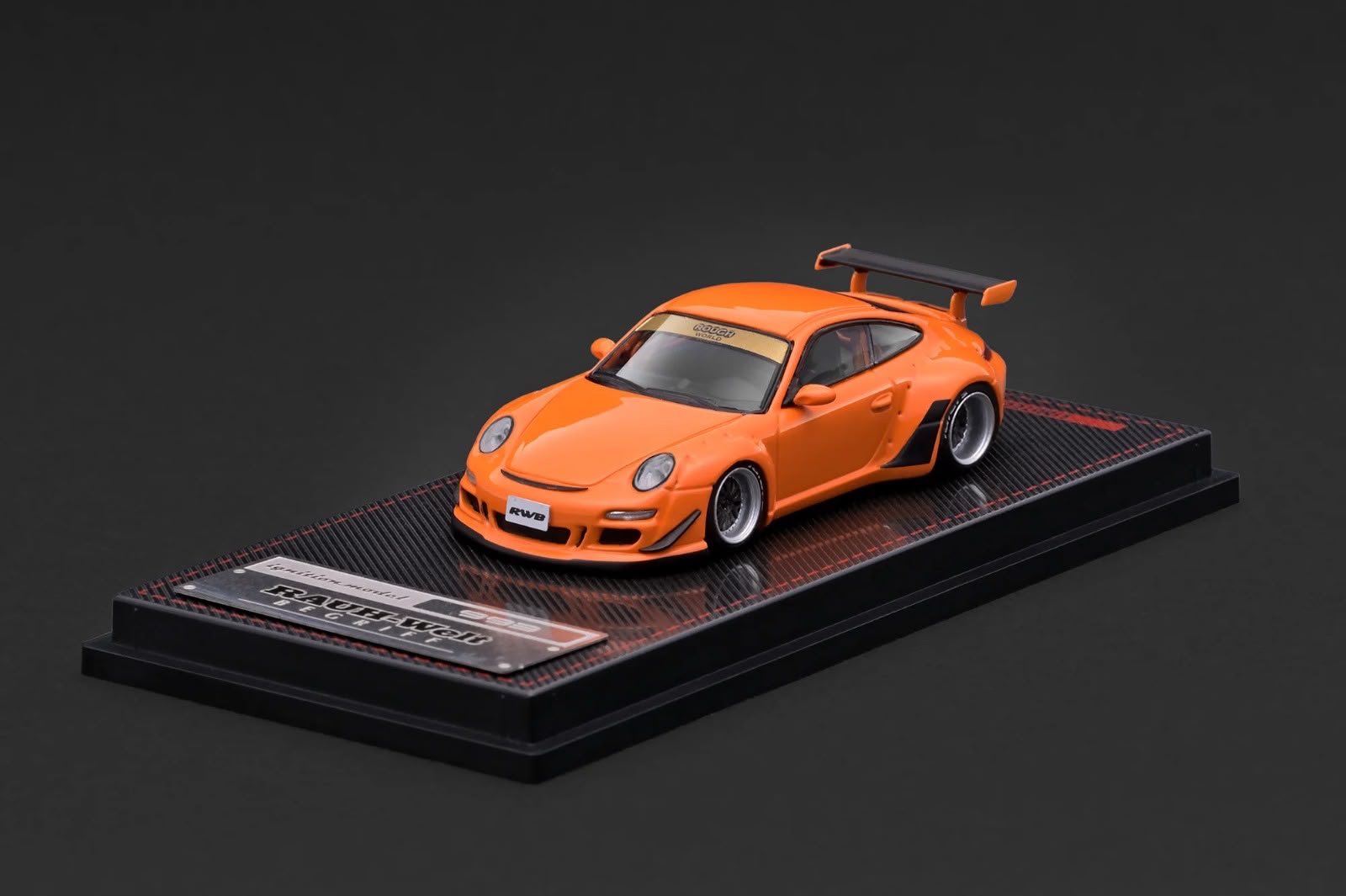 (預訂 Pre Order) Ignition model （IG4100) 1/64 RWB 997 GT3 Orange 