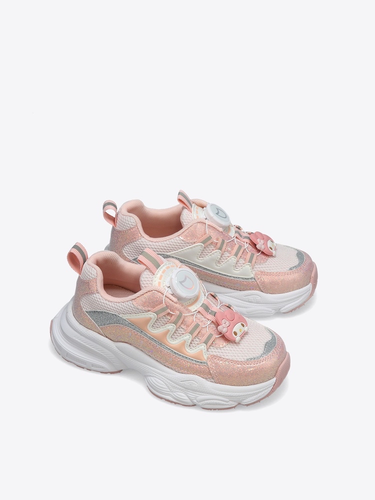 🇰🇷預訂 韓國直送🇰🇷Sanrio兩色人物裝飾撥盤式閃粉波鞋