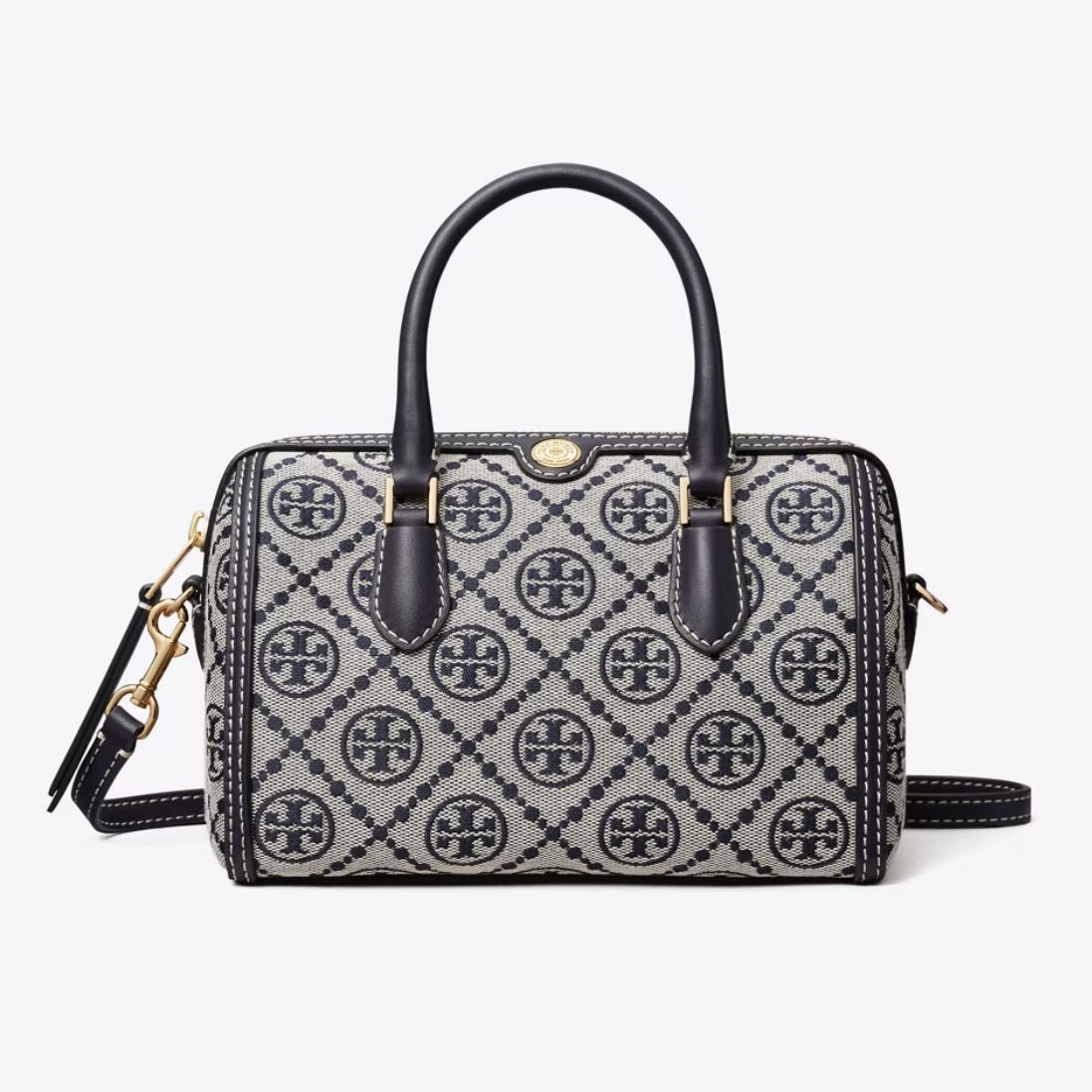 T MONOGRAM PETITE BARREL BAG