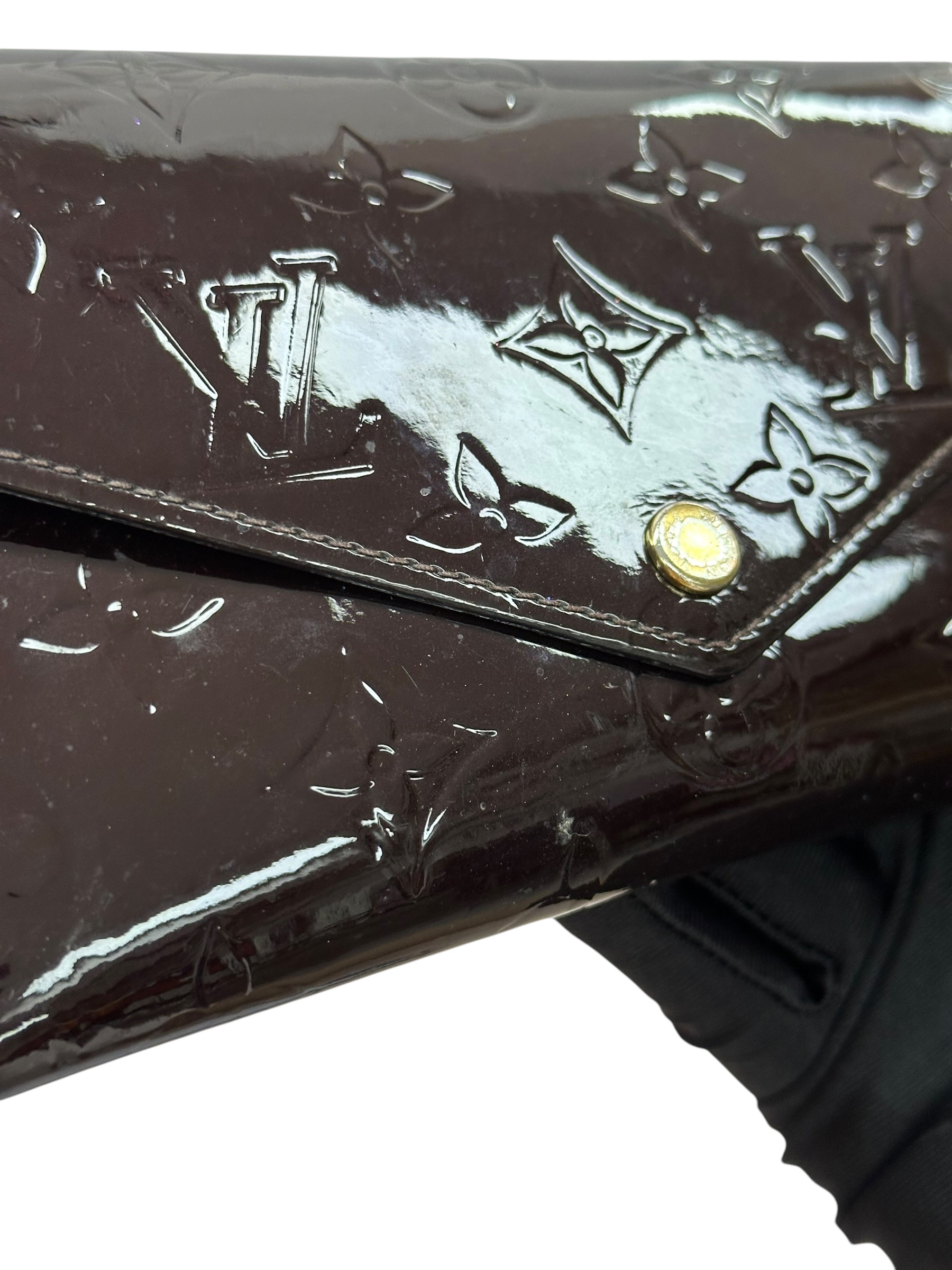 Pre-owned Louis Vuitton Monogram Vernis Pochette Félicie chain wallet / Product Code: 081203