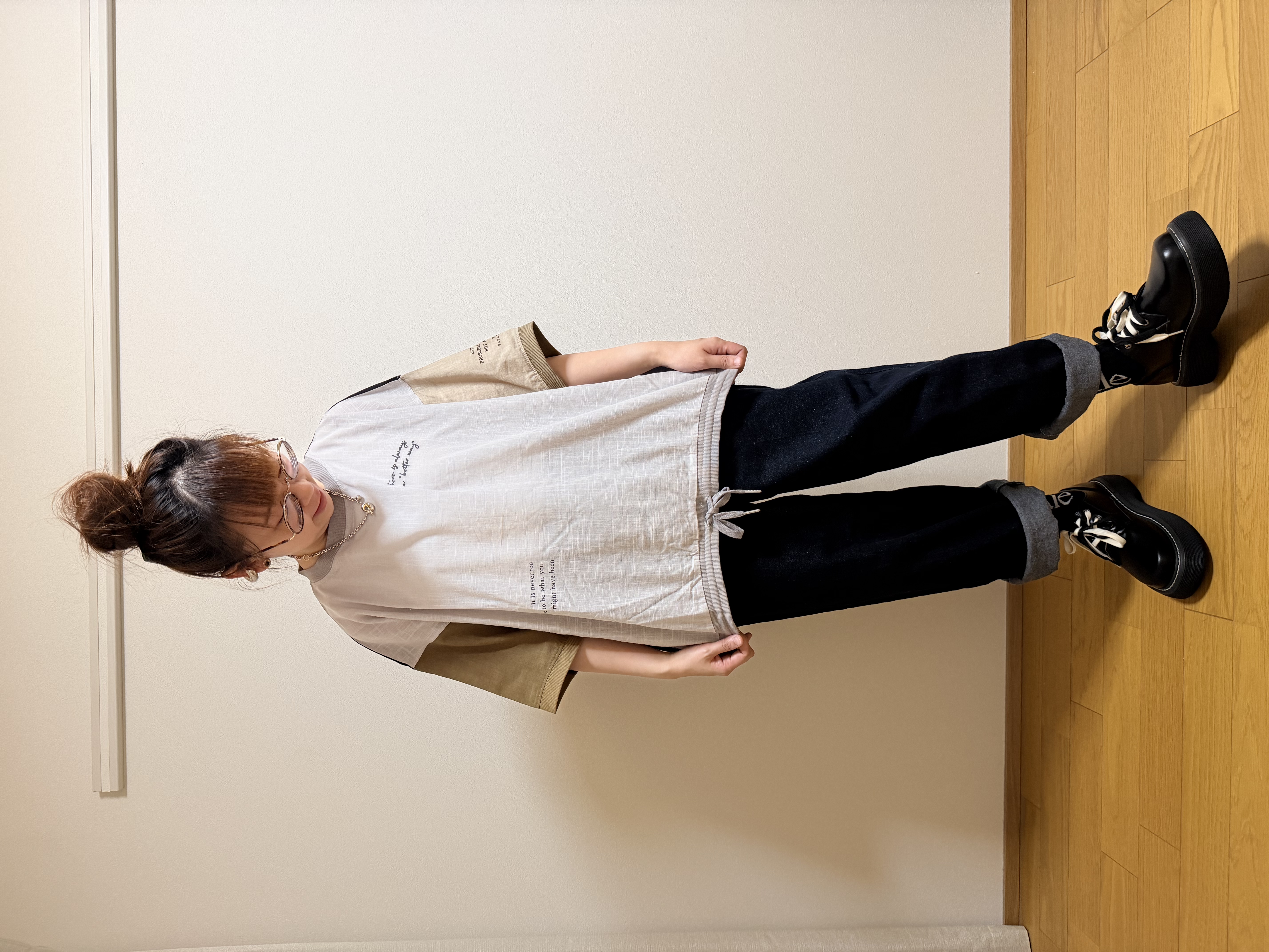 日本拼款衫