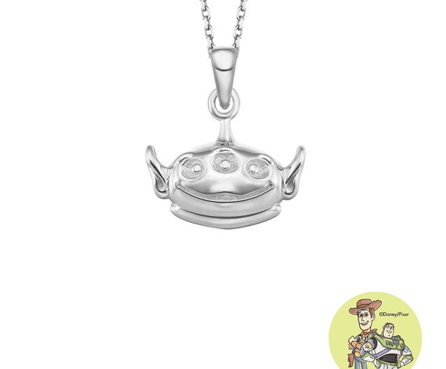 📦訂購 台灣代購 Disney 迪士尼 Toy Story 反斗奇兵 Alien 三眼仔 銀製頸鏈