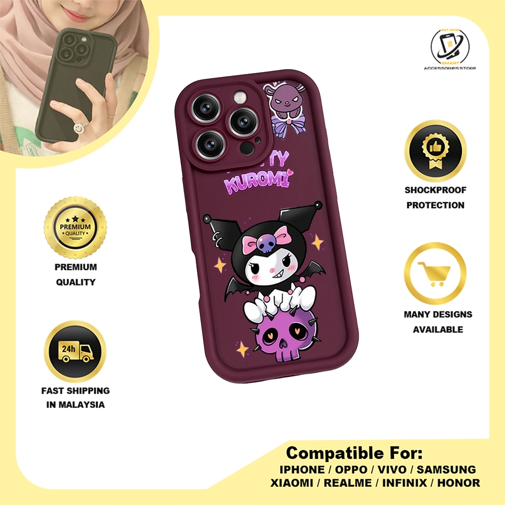 TPU DESIGN CASE PHONE FOR HONOR - DESIGN KUROMI C