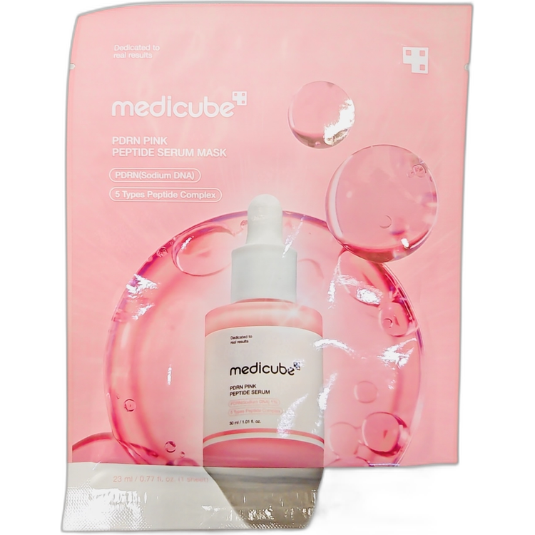 Medicube PDRN 粉紅胜肽膠原安瓶面膜 (PDRN Pink Peptide Serum Mask)一片裝