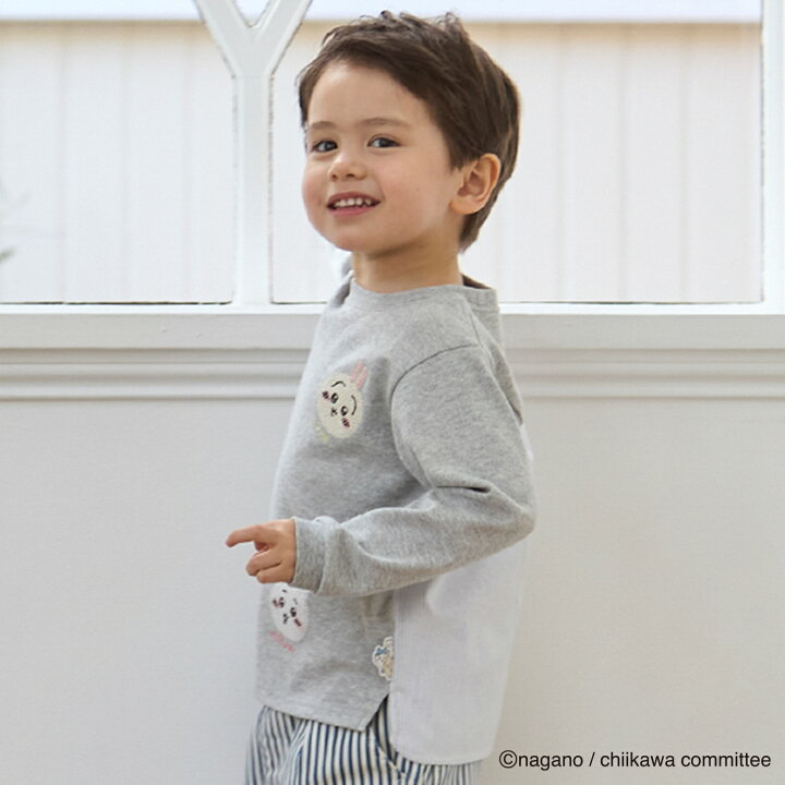 🇯🇵預訂 日本直送🇯🇵 Petit Main x Chiikawa系列四色人物刺繡長袖上衣