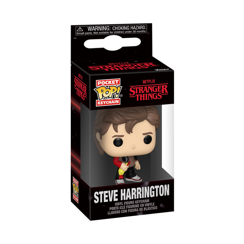 📦訂購 美國代購 Funko POP! STRANGER THINGS Steve Harrington Keychain 怪奇物語 鎖匙扣