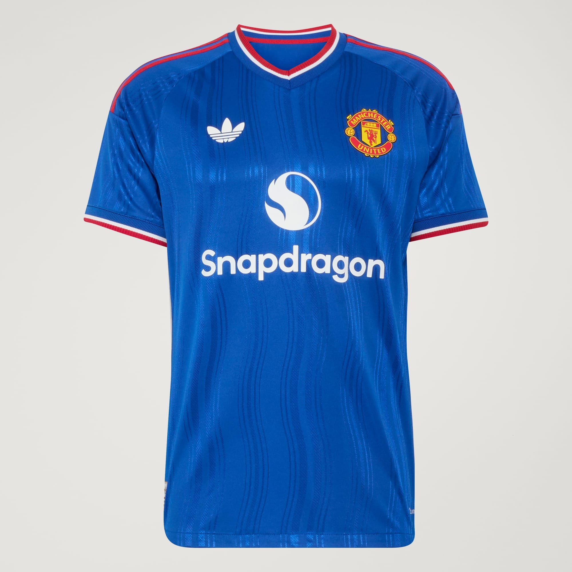 💙重溫經典藍魔傳奇 Adidas Manchester United 曼聯 2026-27 作客球員版球衣 (可加印字章) KA6864