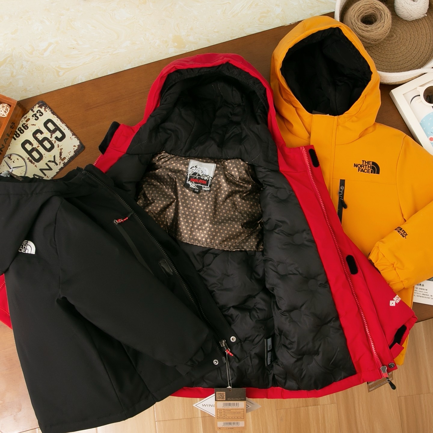 TNF厚實羽絨棉外套🧥