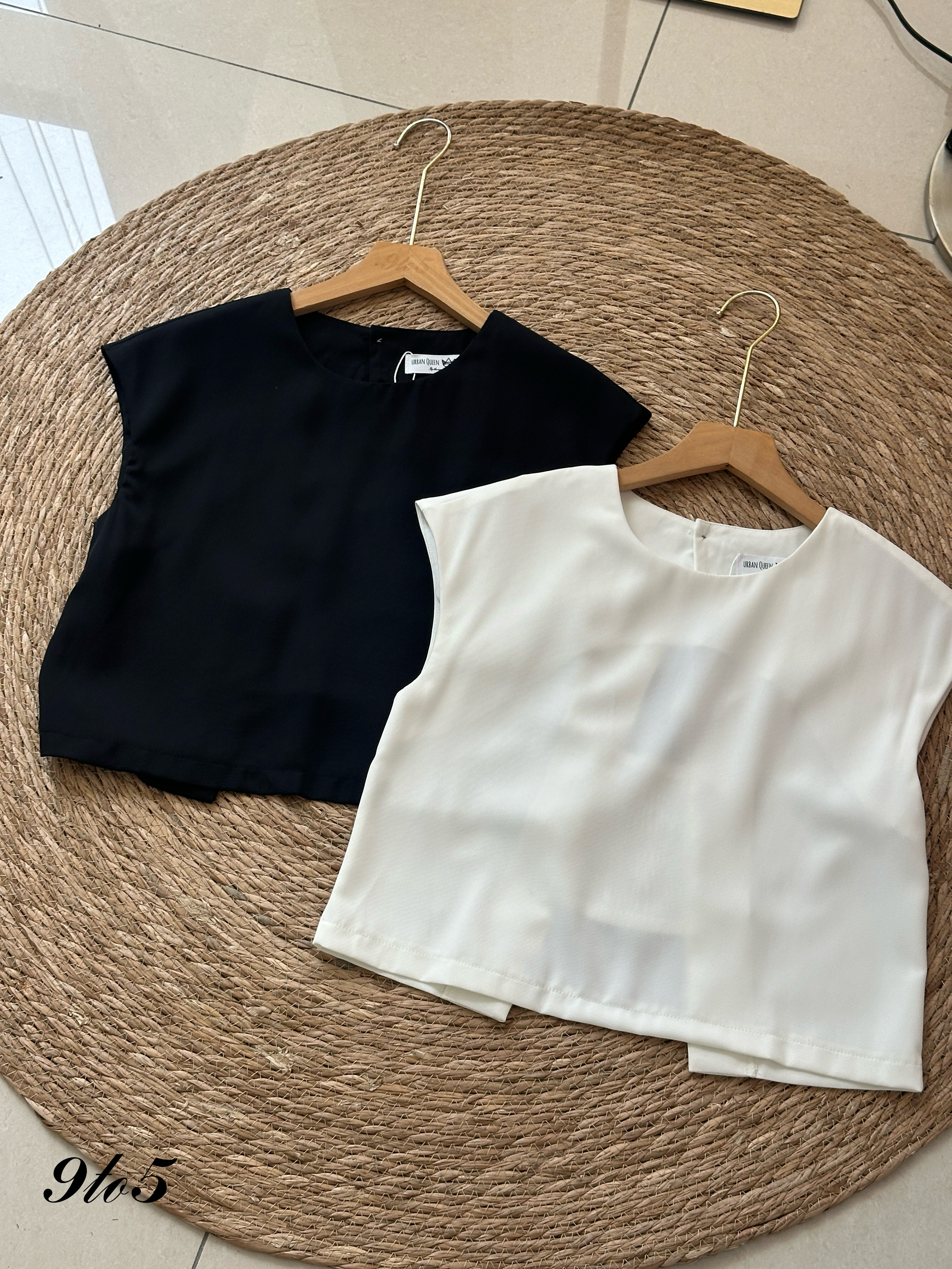 T3984 Cape Sleeve Plain Top - 3 Colors