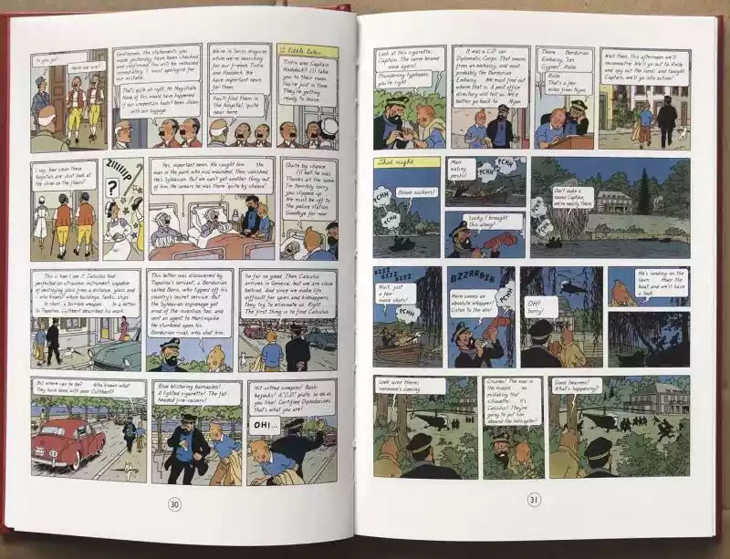 The Adventures Of TINTIN 丁丁歷險記｜8 books