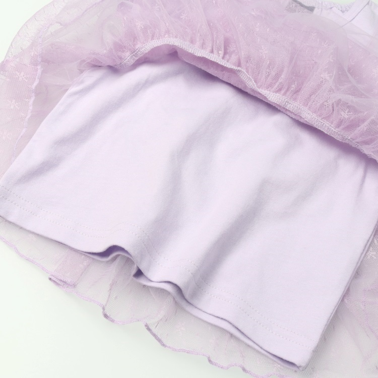 🆕【⭐訂購⭐】🌀 🇯🇵 日本直送 蓬鬆薄紗 荷葉邊 喇叭袖 短袖TEE［2款選］ 🌀[ELCA-0278][260429]