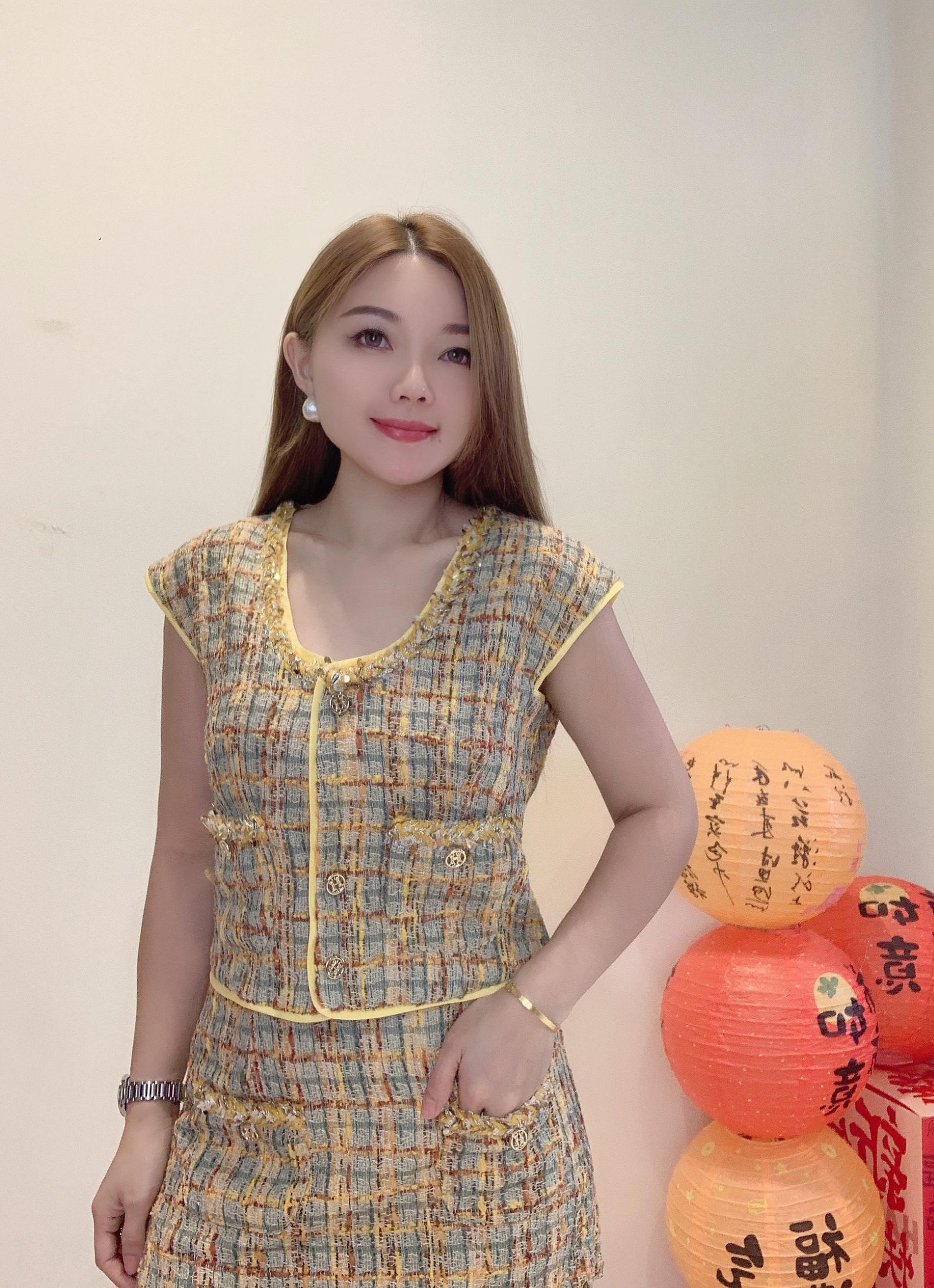 独家无袖小香风上衣 2640