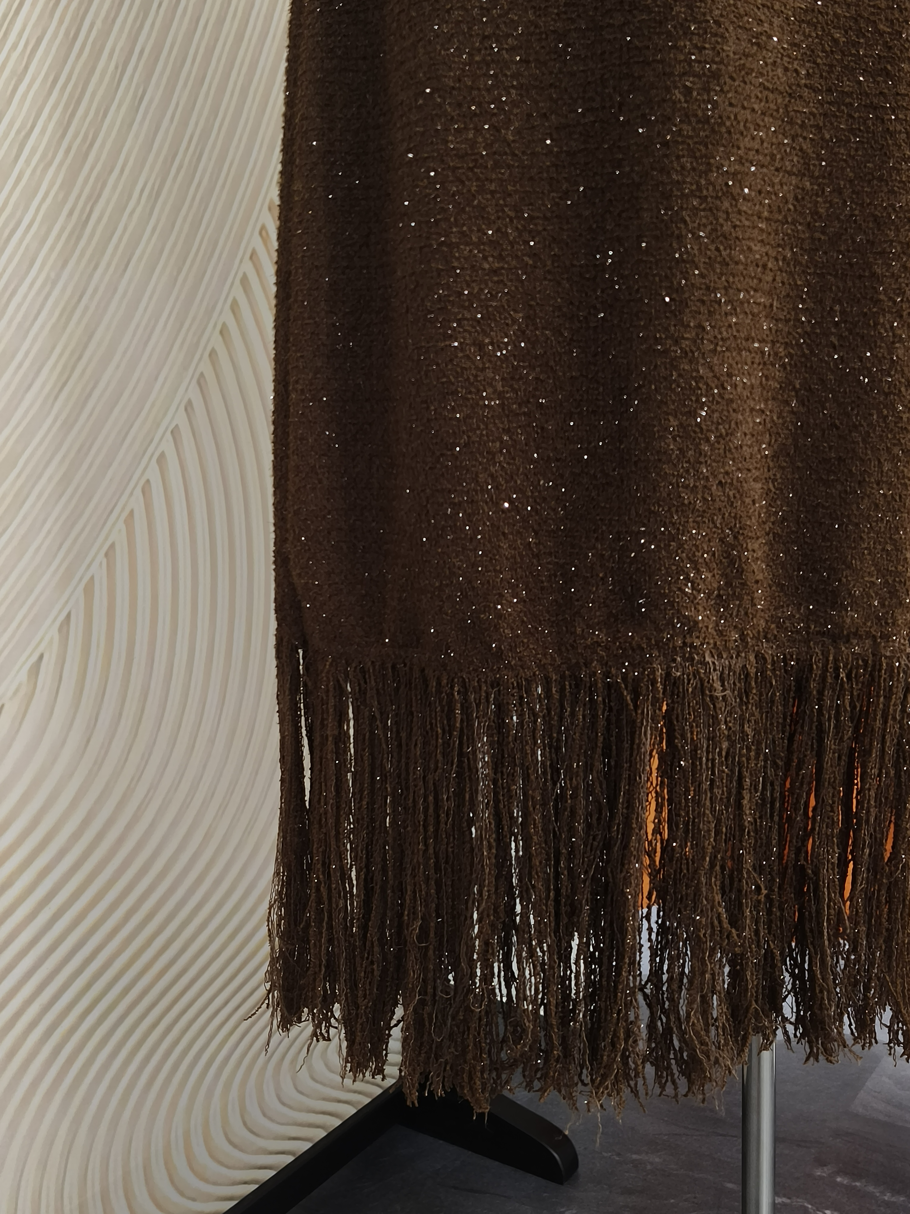 V领法式流苏连衣裙 V Neck Fringe Hem Cami Dress