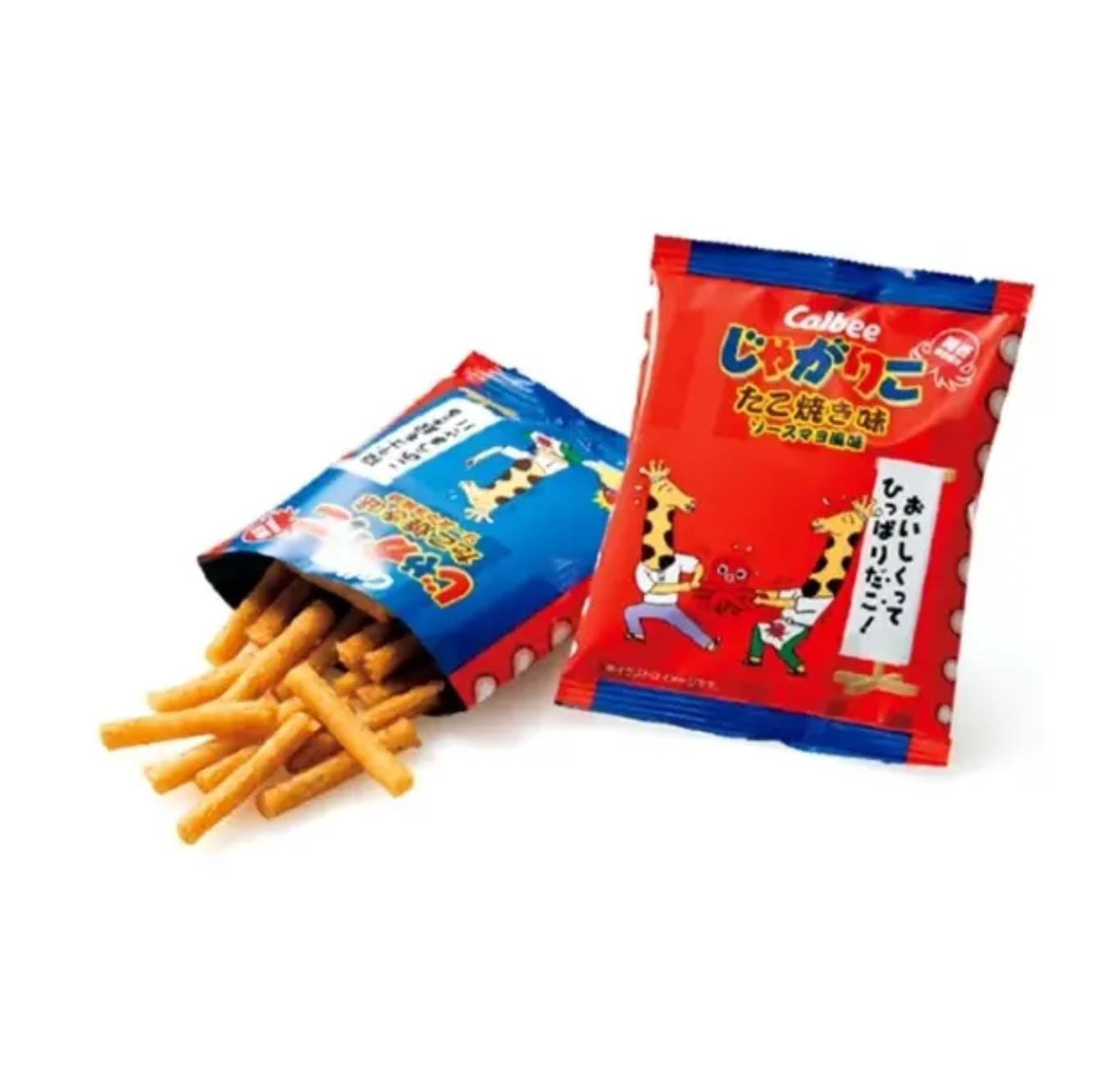 Calbee Jagarico 關西限定章魚燒醬美乃滋風味薯條 8袋入
