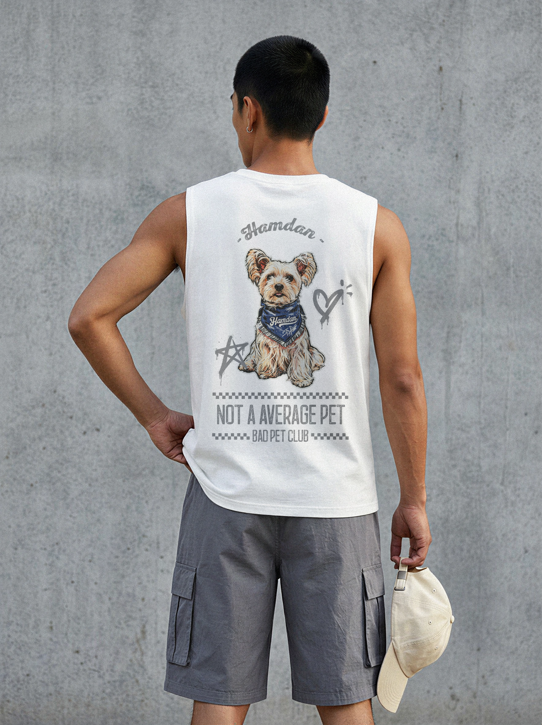 【寵物客製】男裝 Sport Vest 運動背心