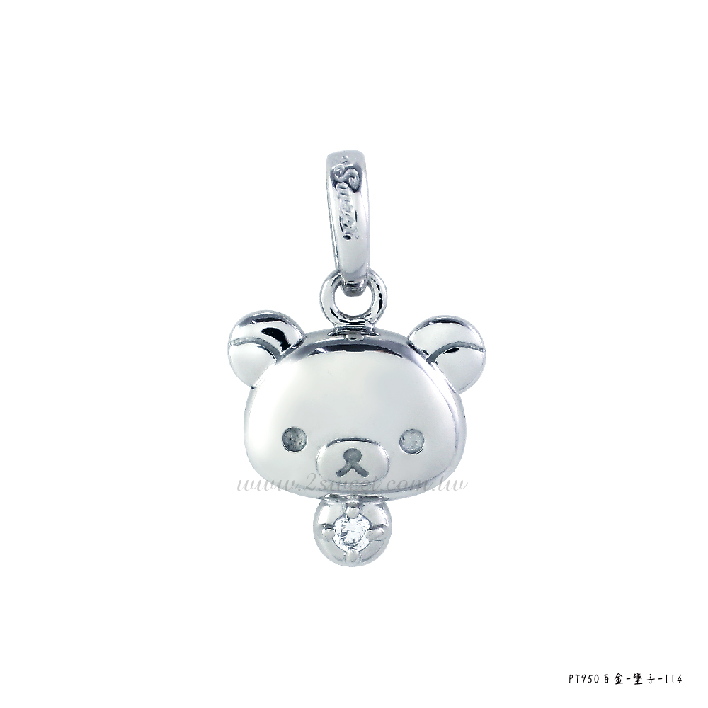 📦訂購 台灣代購 2sweet 甜蜜約定 Rilakkuma 鬆弛熊 白金系列 頸鏈