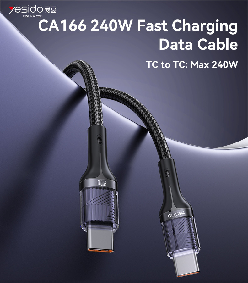 Yesido Dual Type-C Cable CA166
