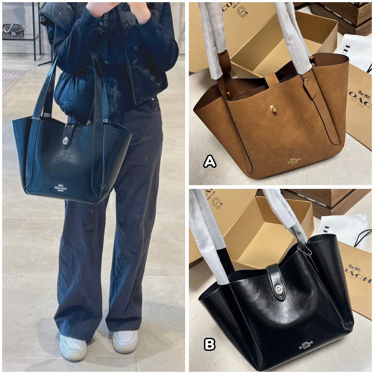 COACH Hadley Turnlock Tote Bag