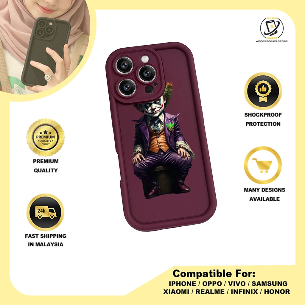 TPU DESIGN CASE PHONE FOR VIVO - DESIGN JOKER C