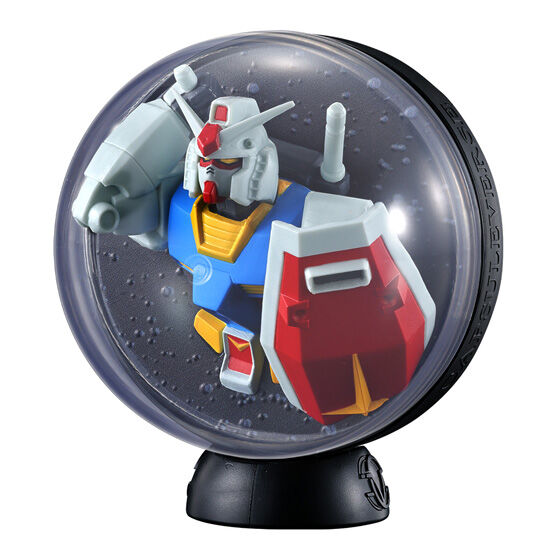(預訂訂金 $100) (總價 $198) Bandai Premium Gashapon Gundam CAPSULE VERSE 01 機動戰士高達 場景玻璃球 01 扭蛋 (行版) 