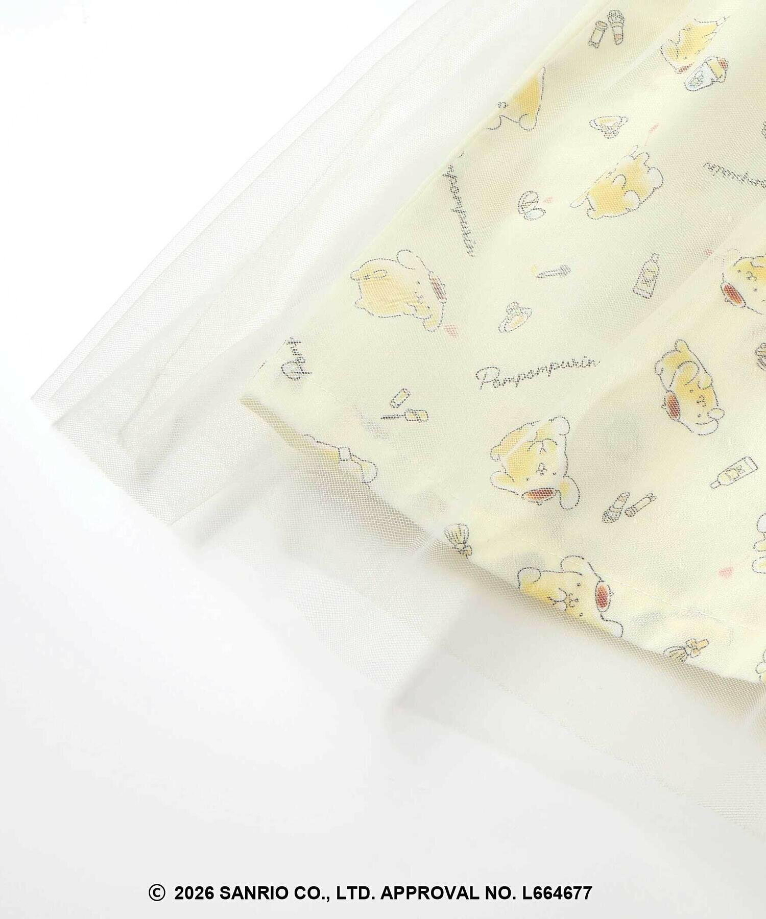 🇯🇵預訂 日本直送🇯🇵Slap Slip x Sanrio系列兩色人物印花頸鏈刺繡薄紗短袖連身裙