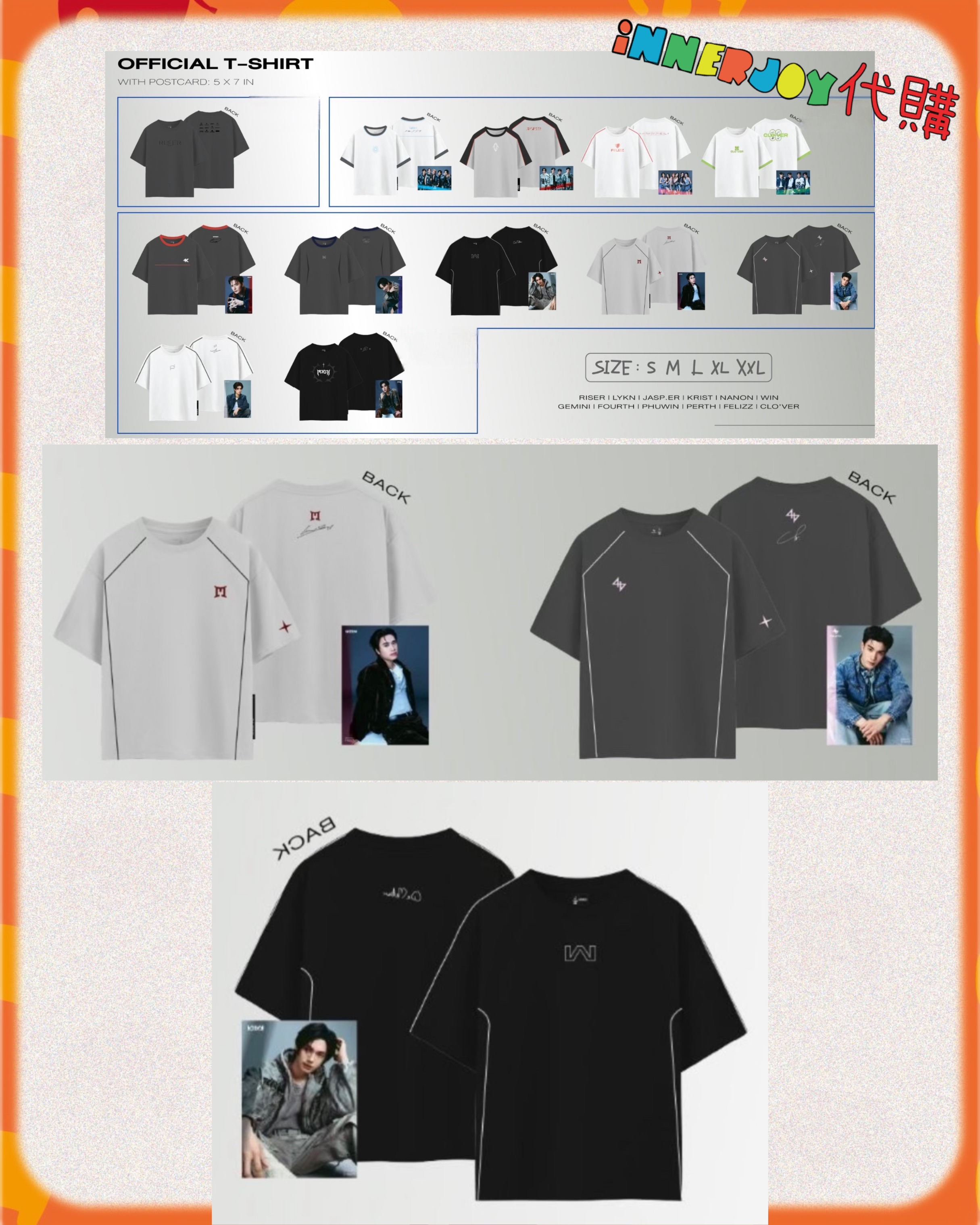 泰國現貨及預購 | RISER CONCERT : THE FIRST RISE Official Merchandise 官方周邊
