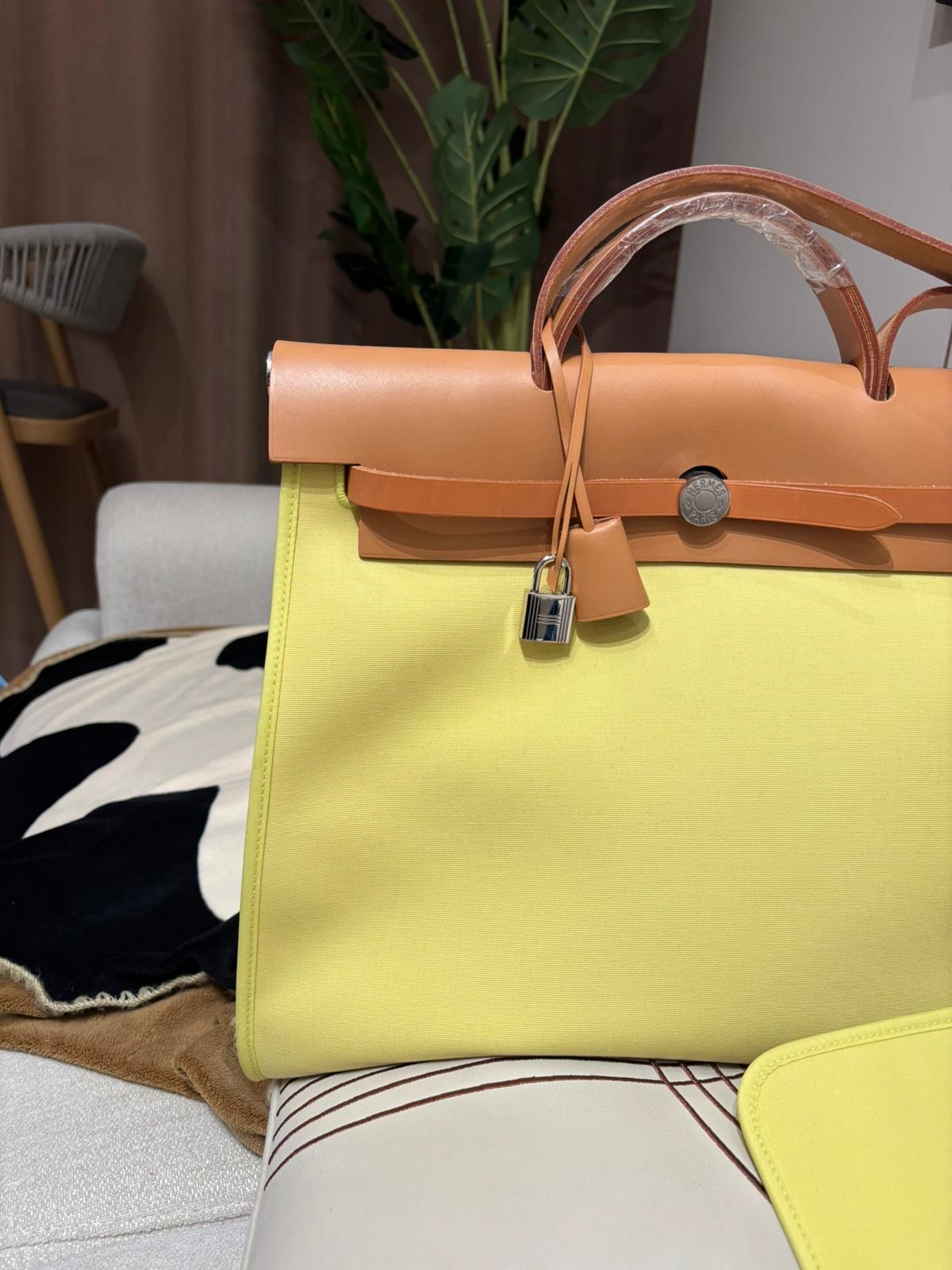 Hermes Herbag 39, 100%Authentic,98%new ✅key lockpad✅dust bag