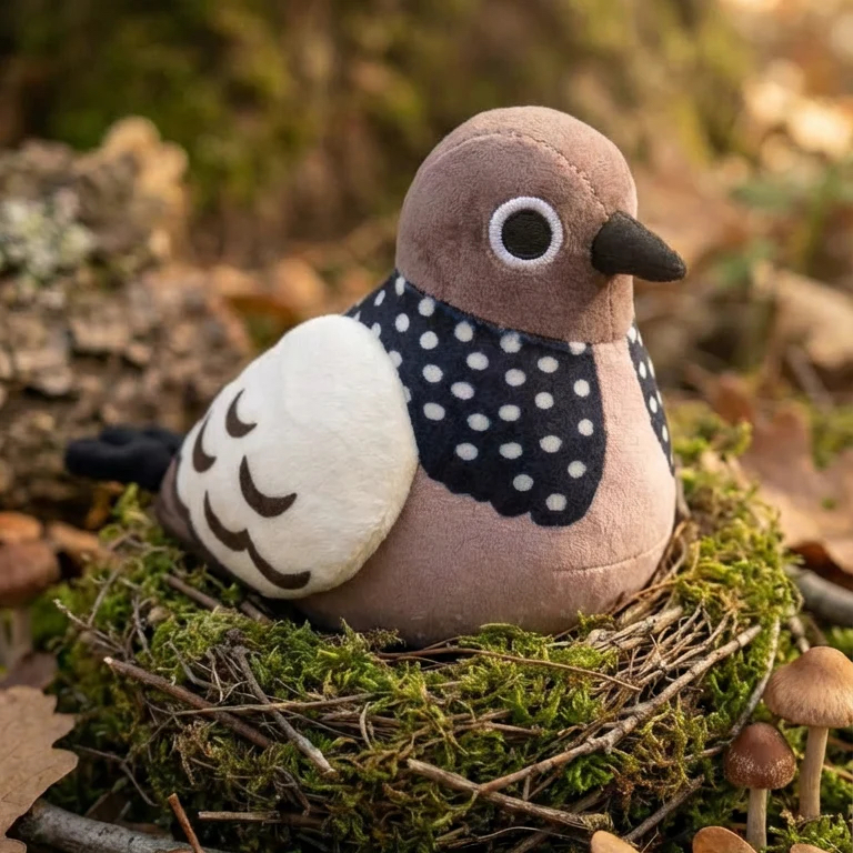 咕姑固 珠頸斑鳩發聲公仔