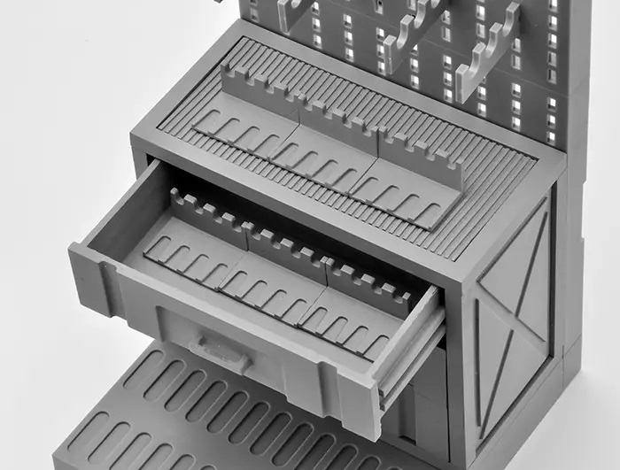 1/12 Little Armory LD006 Gun Rack B