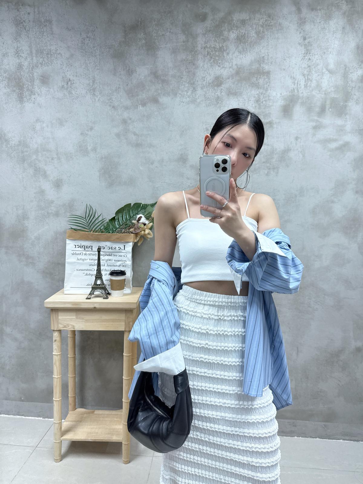 D09 拼袖條子恤衫