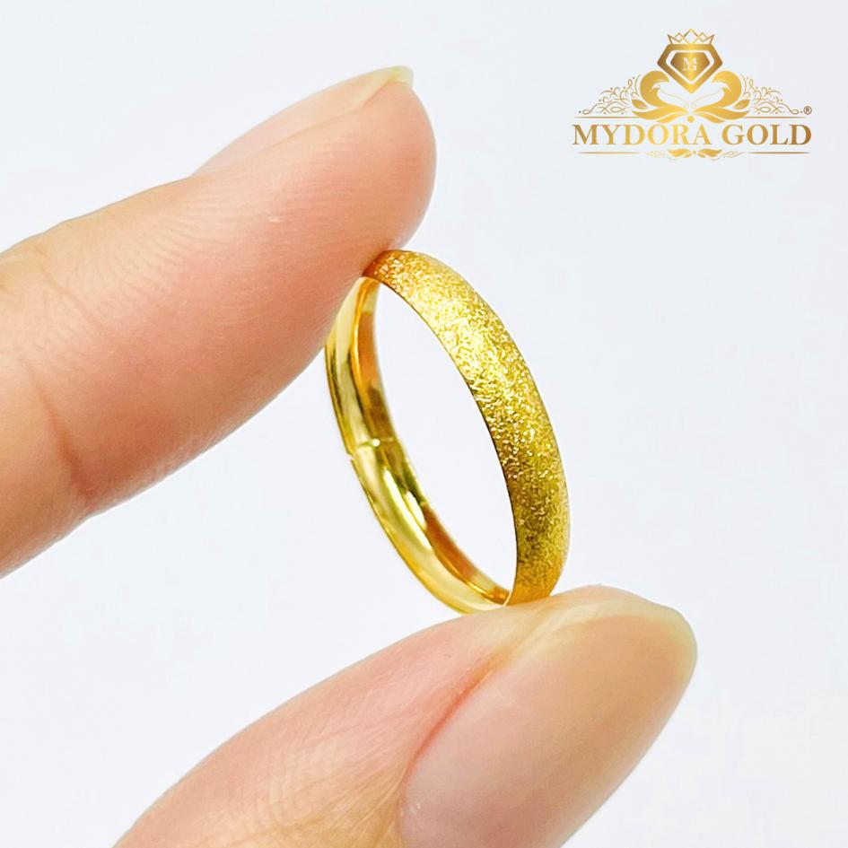 MYDORA Cincin Belah Rotan Full Pasir l EMAS 916/22K