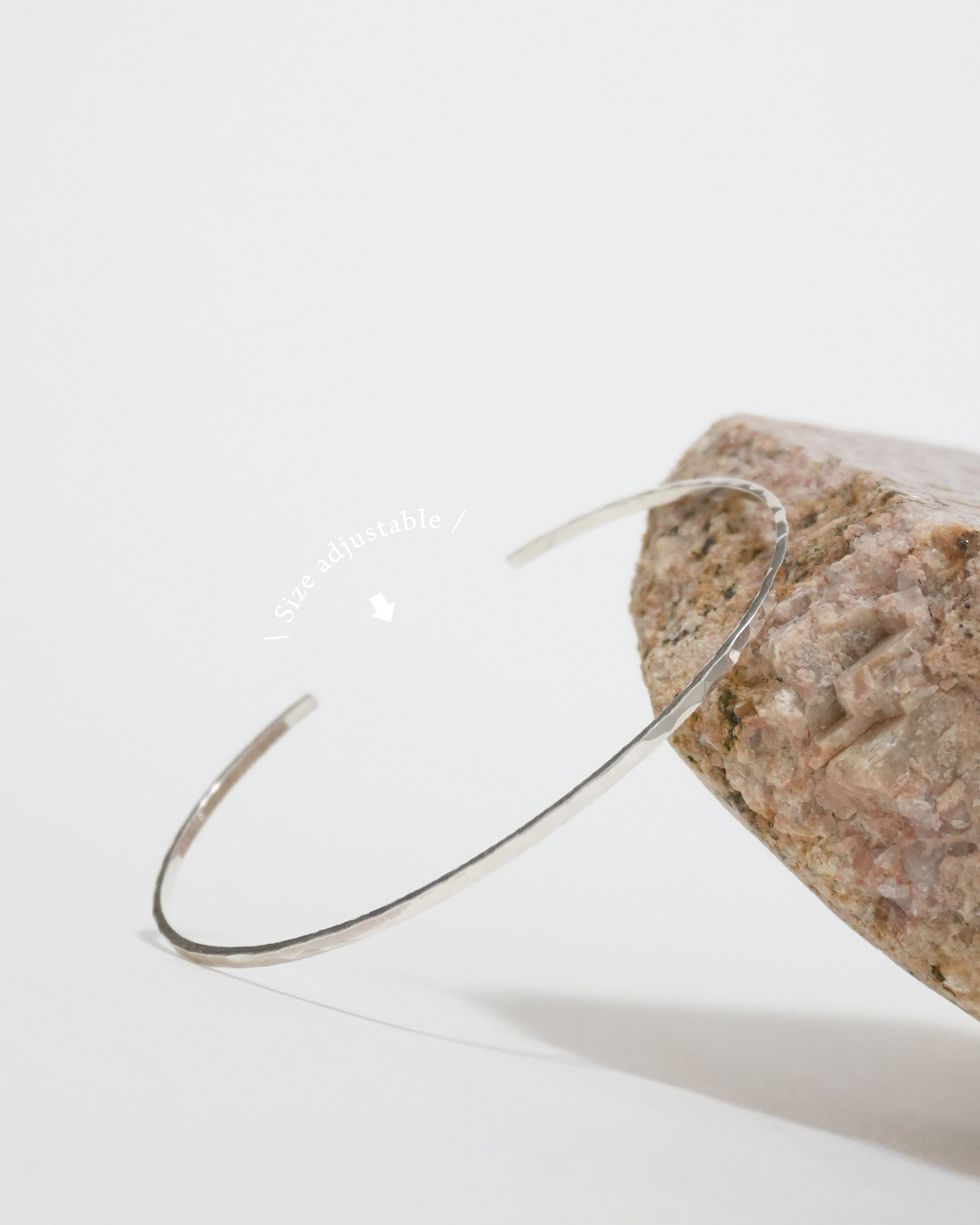 Ultra Fine Wavy Cuff Bracelet