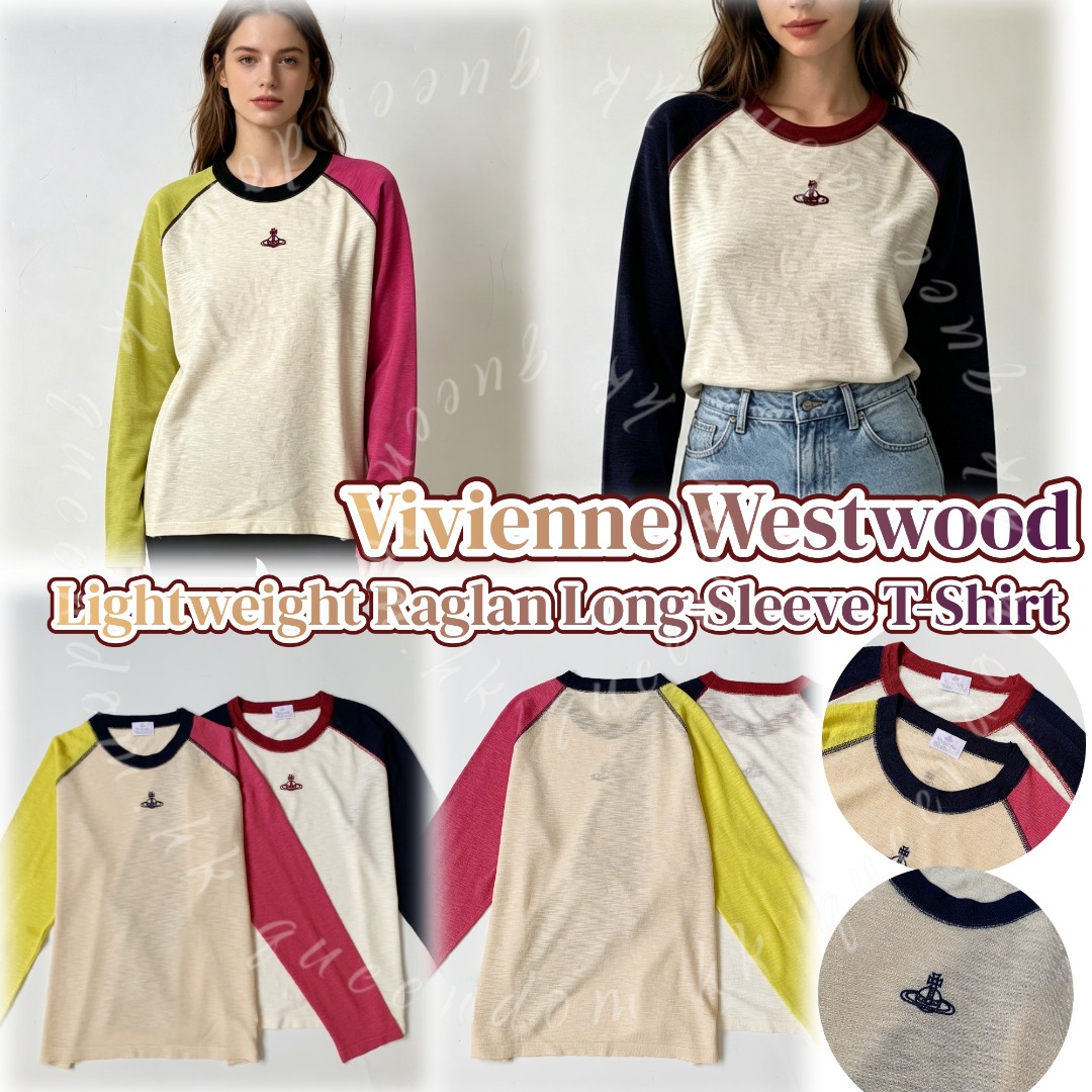 Vivienne Westwood Lightweight Raglan Long-Sleeve T-Shirt 插肩輕薄長袖Tee