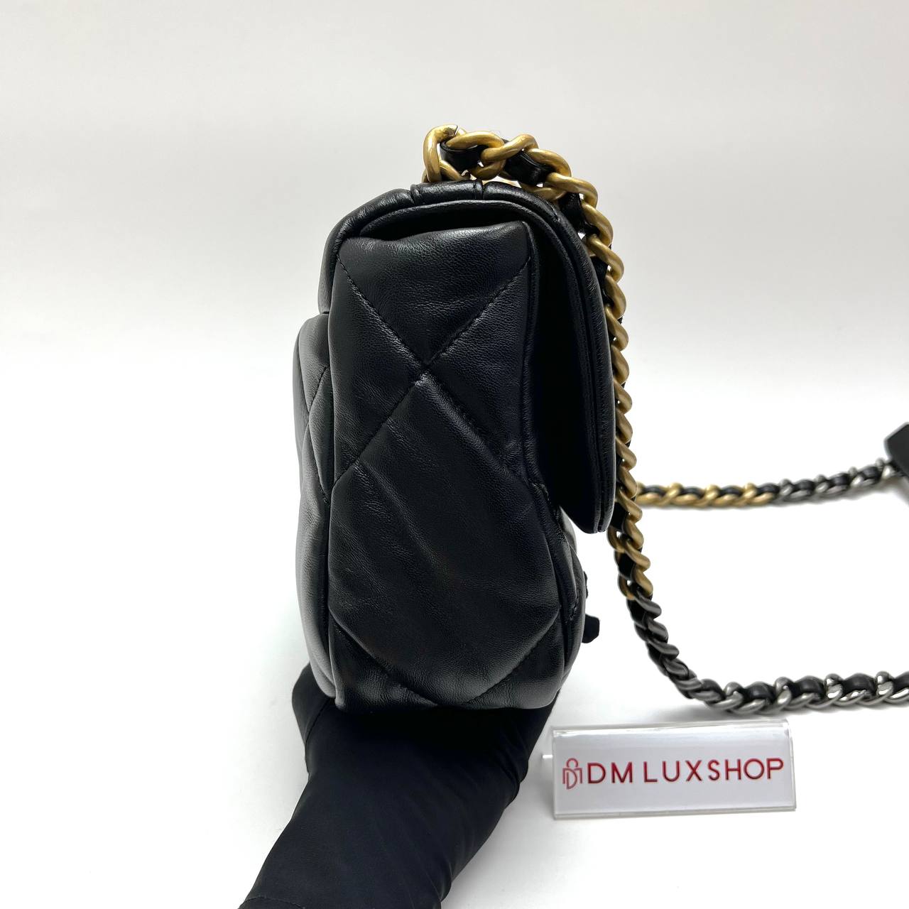 Chanel 19 Bag Small Black GHW (Microchip)