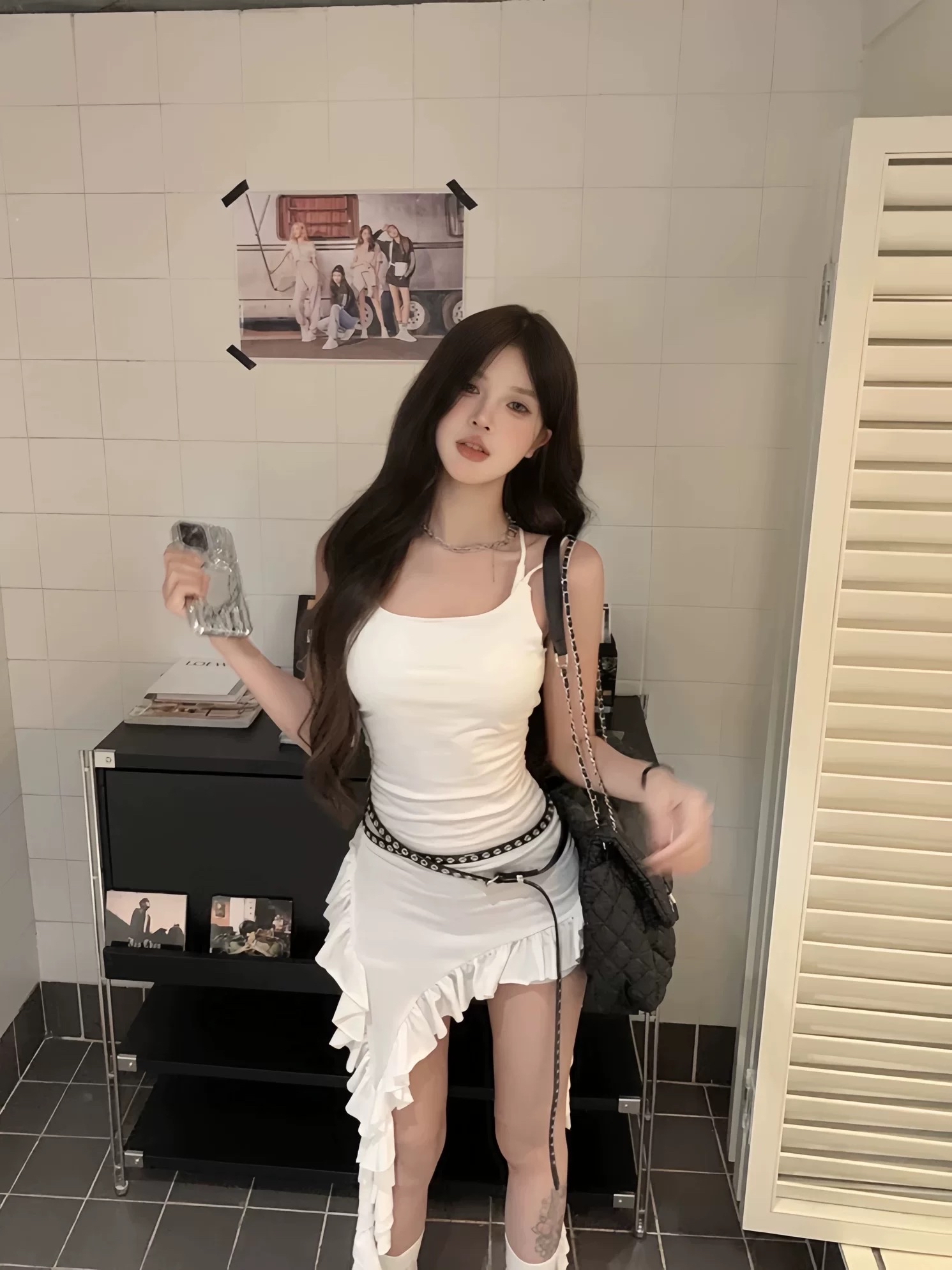 DR373辣妹吊带连衣裙