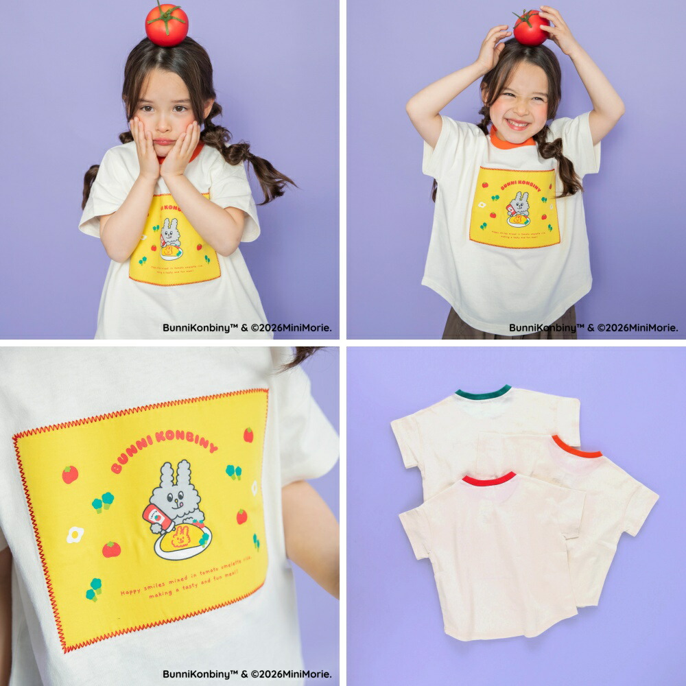🆕【⭐訂購⭐】🇯🇵日本直送🌀BUNNI KONBINY 貼花圓領短袖tee［3款選］🌀[ELBA-0152][260321]