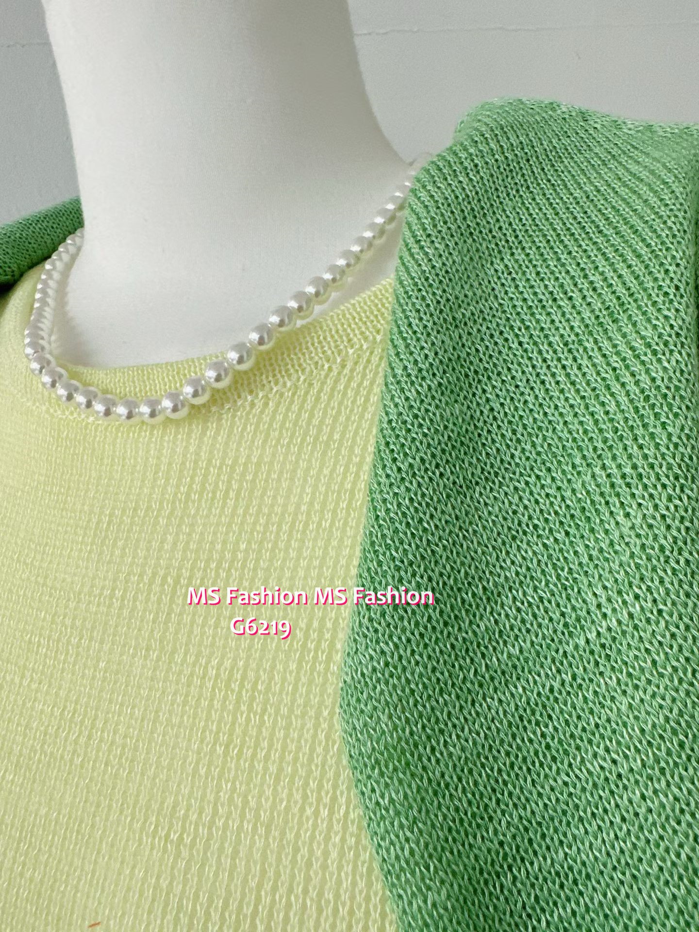 G6219 韓國🇰🇷淨色針織線料top