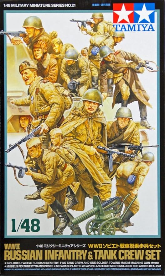 1/48 Russian Infantry & Tank Crew Set