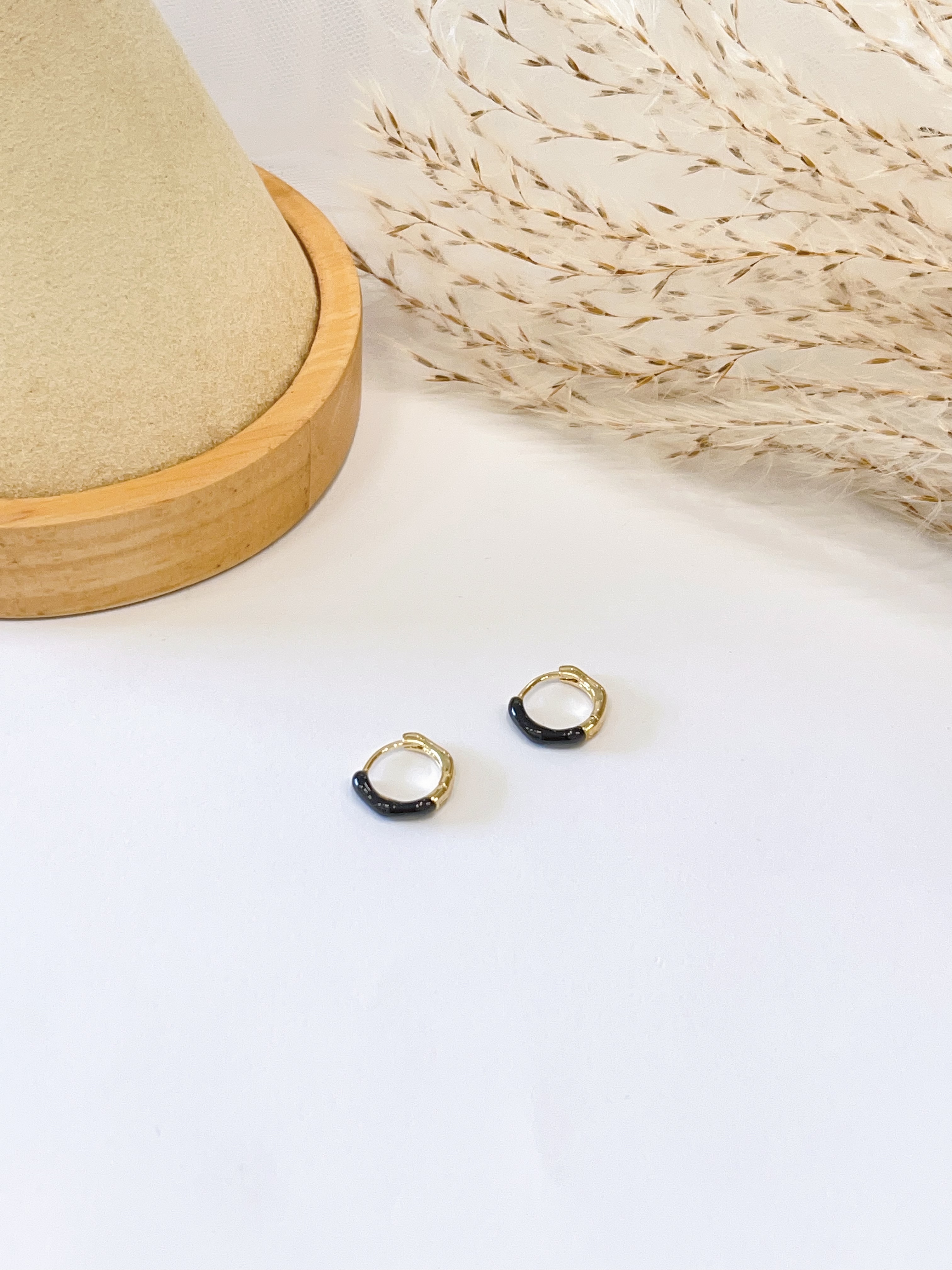 拼色日常佩戴耳环