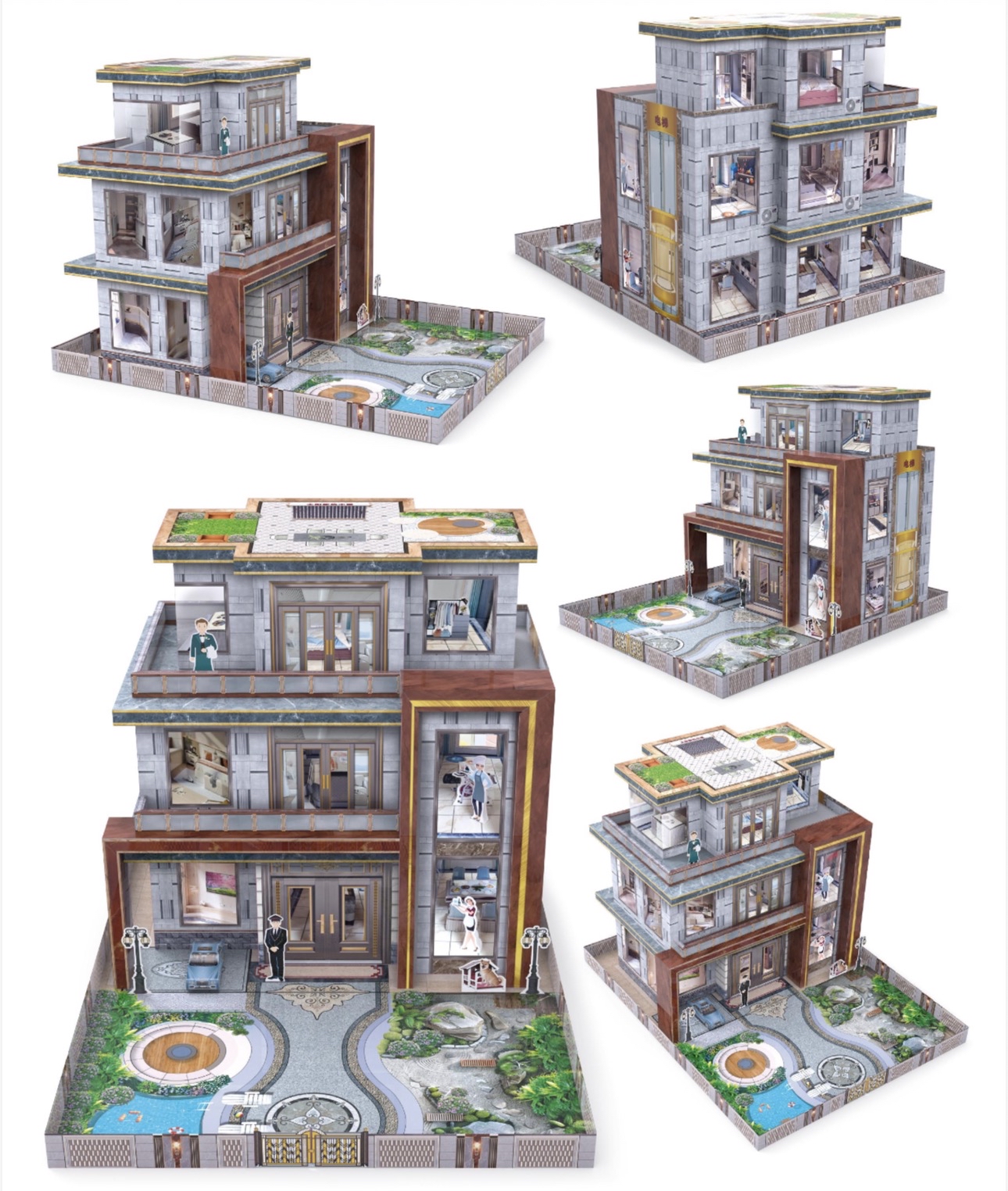 預訂款 新款 精品三層中別墅