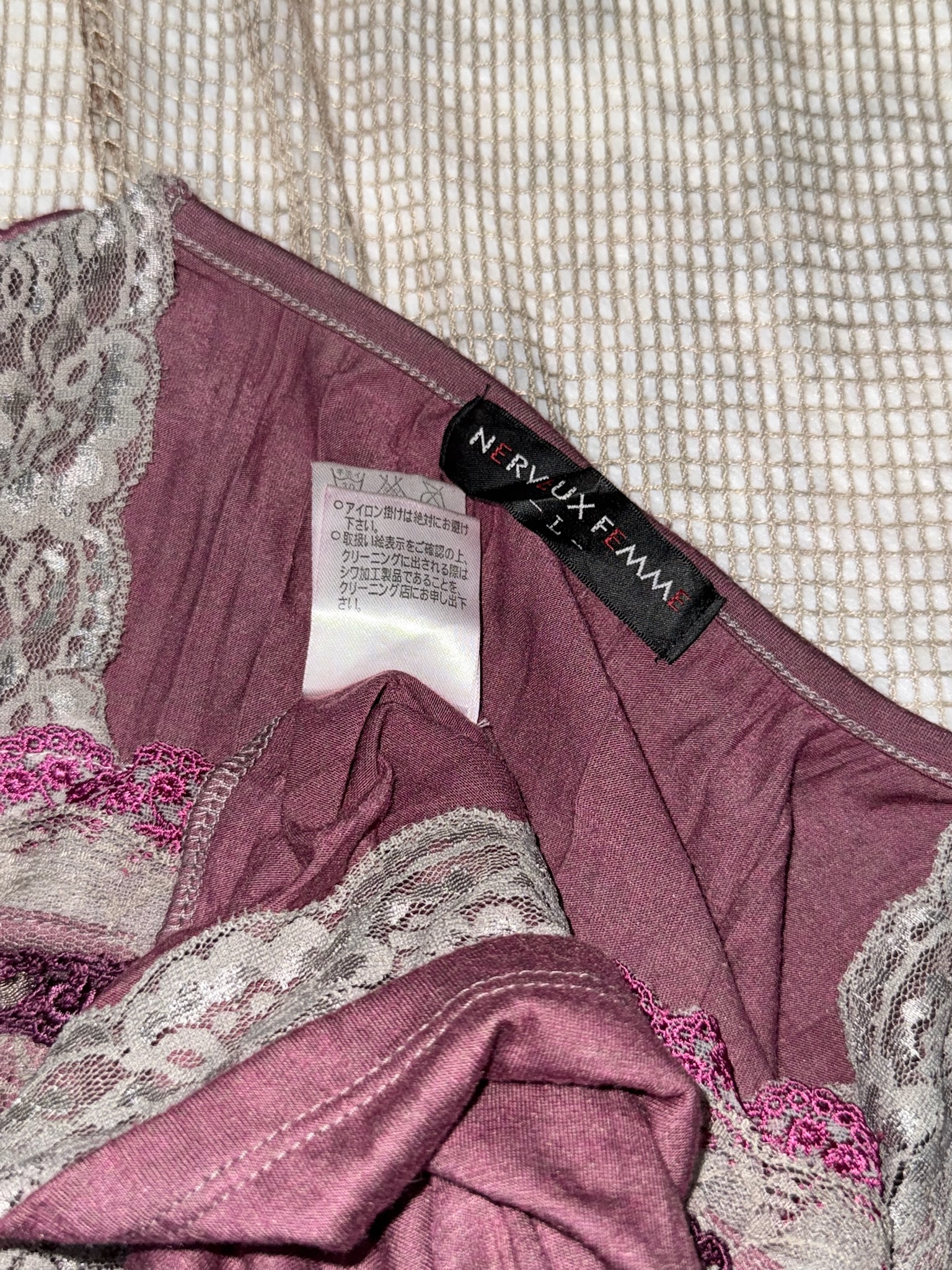 Fairycore Purple Lace Camisole