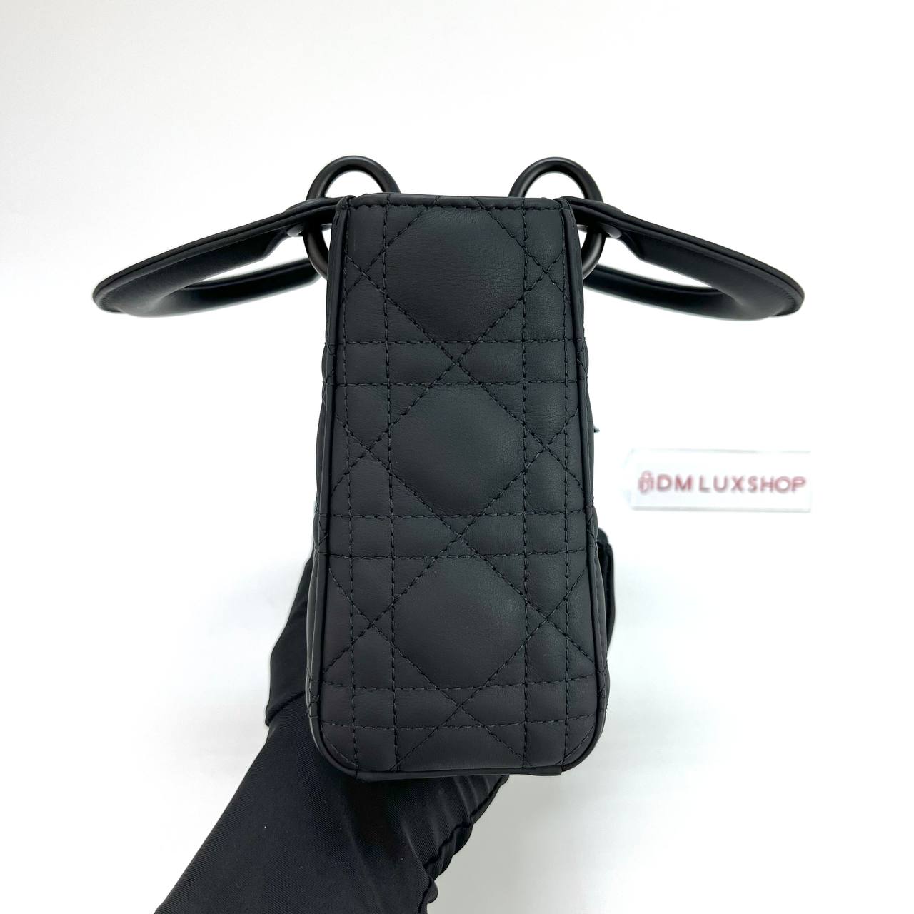 Dior Lady Dior Mini Ultramatte Black 