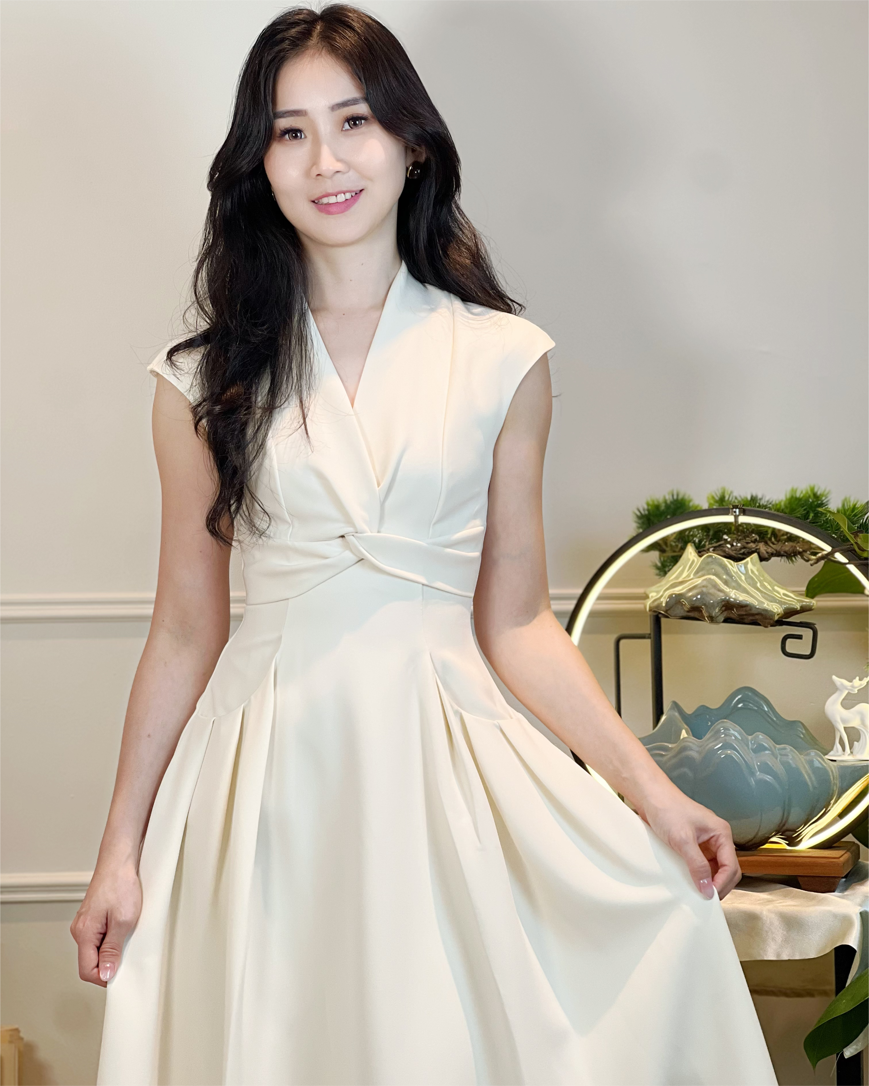 5092 Elena Grace Midi Dress