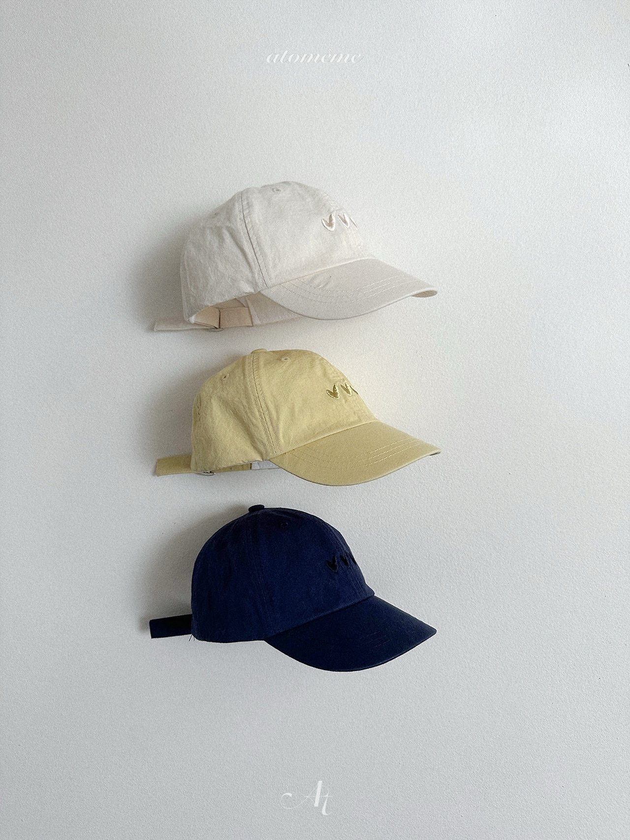 Atomeme | Heart cap(Yellow free size)